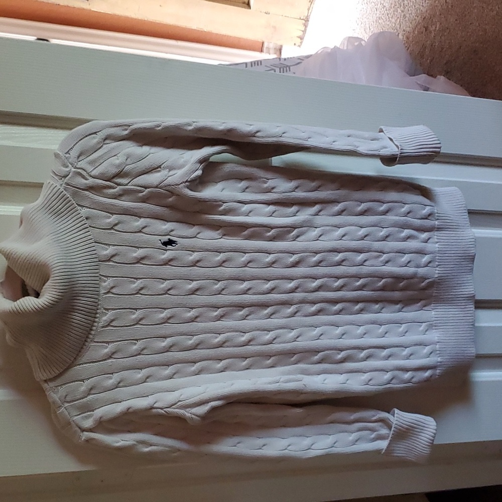 Ralph Lauren sport cream colored turtleneck